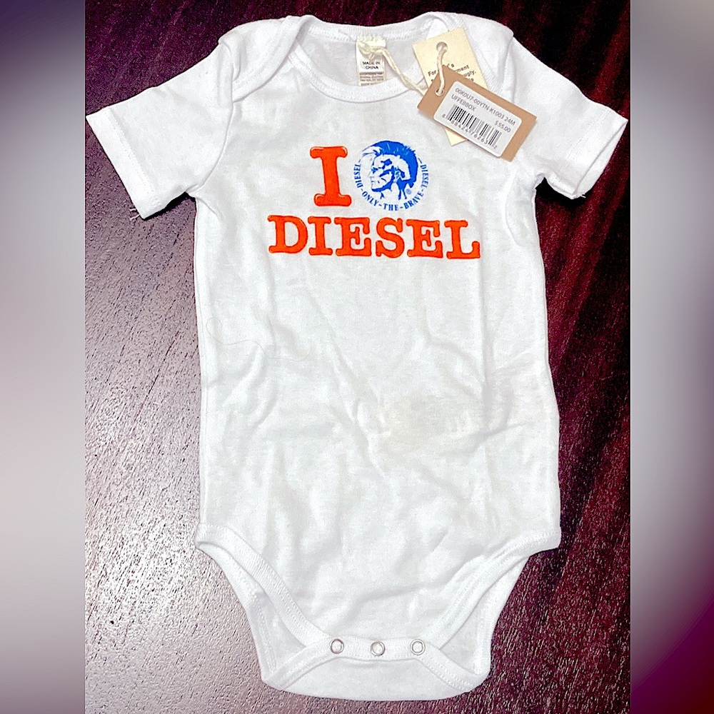 24M Diesel onesie